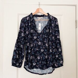 Loft floral blouse